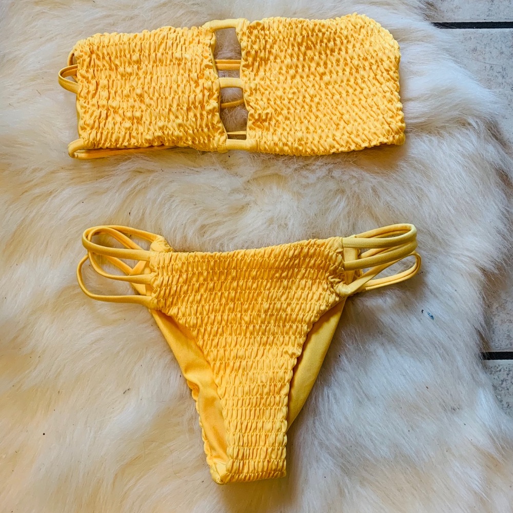 Yellow Shein 2 Piece Bikini 👙